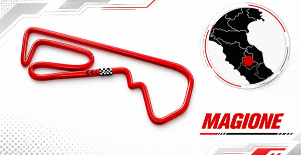 Tracciato del circuito di Magione