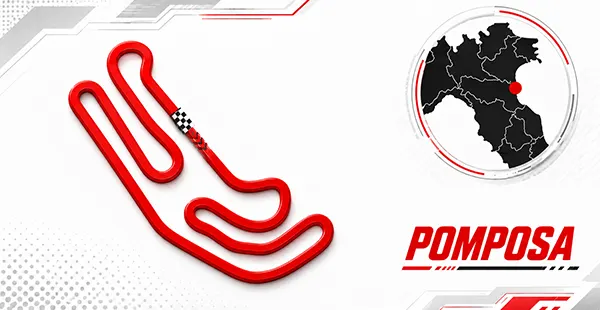 Tracciato del circuito di Pomposa